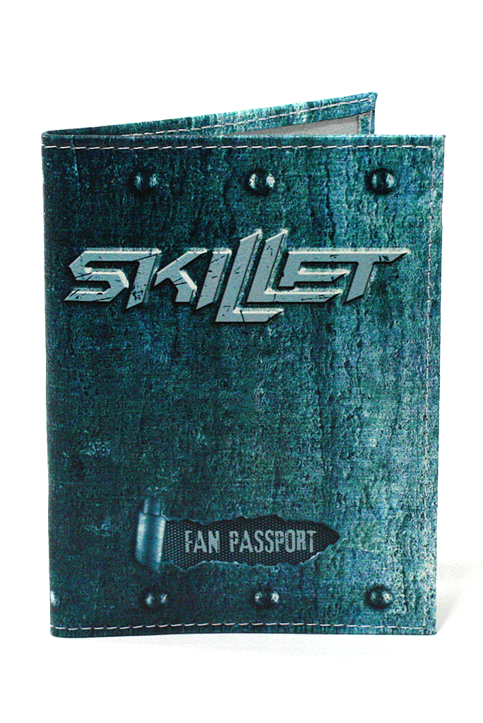 Обложка на паспорт RockMerch Skillet - фото 1 - rockbunker.ru