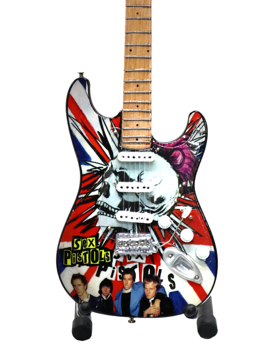 Сувенирная копия гитары Sex Pistols - фото 2 - rockbunker.ru