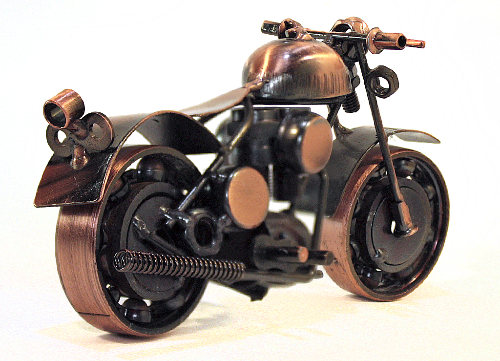 Сувенирная модель Мотоцикл ручной работы МРС027 - фото 10 - rockbunker.ru