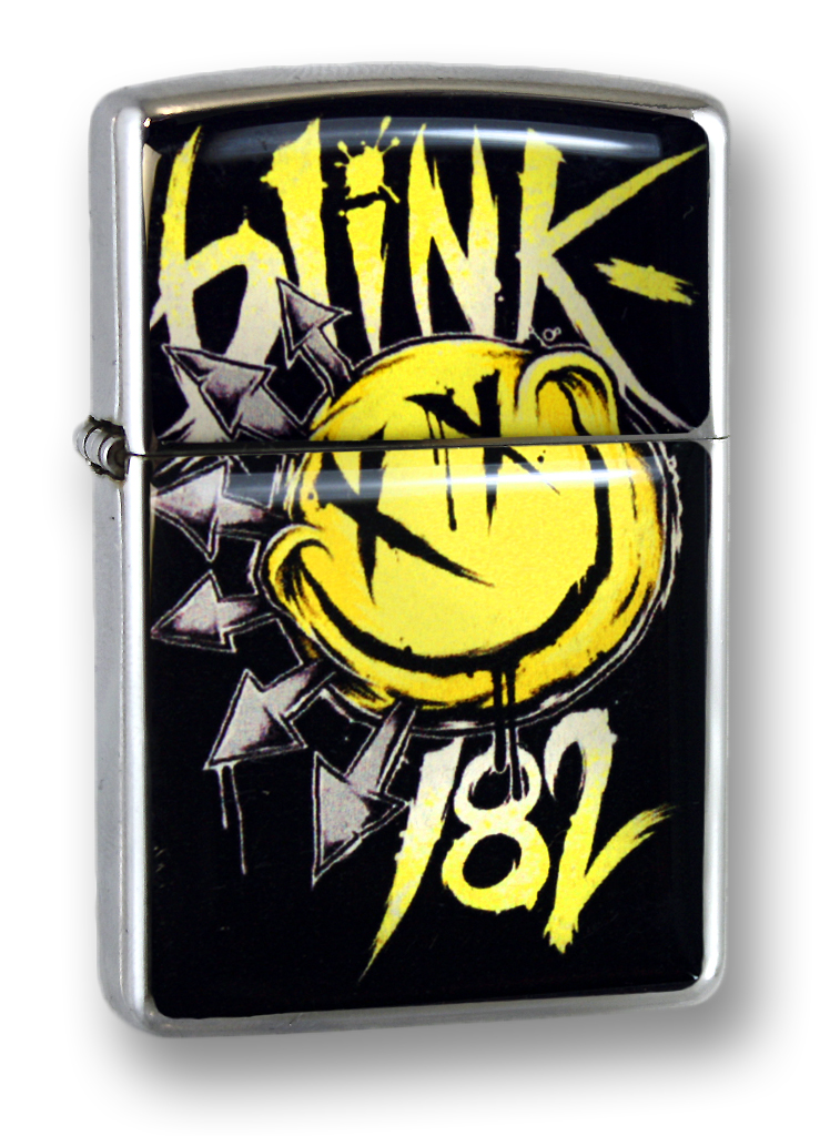 Зажигалка RockMerch Blink-182 - фото 1 - rockbunker.ru