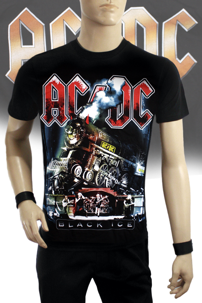 Футболка Hot Rock AC DC Black Ice - фото 1 - rockbunker.ru