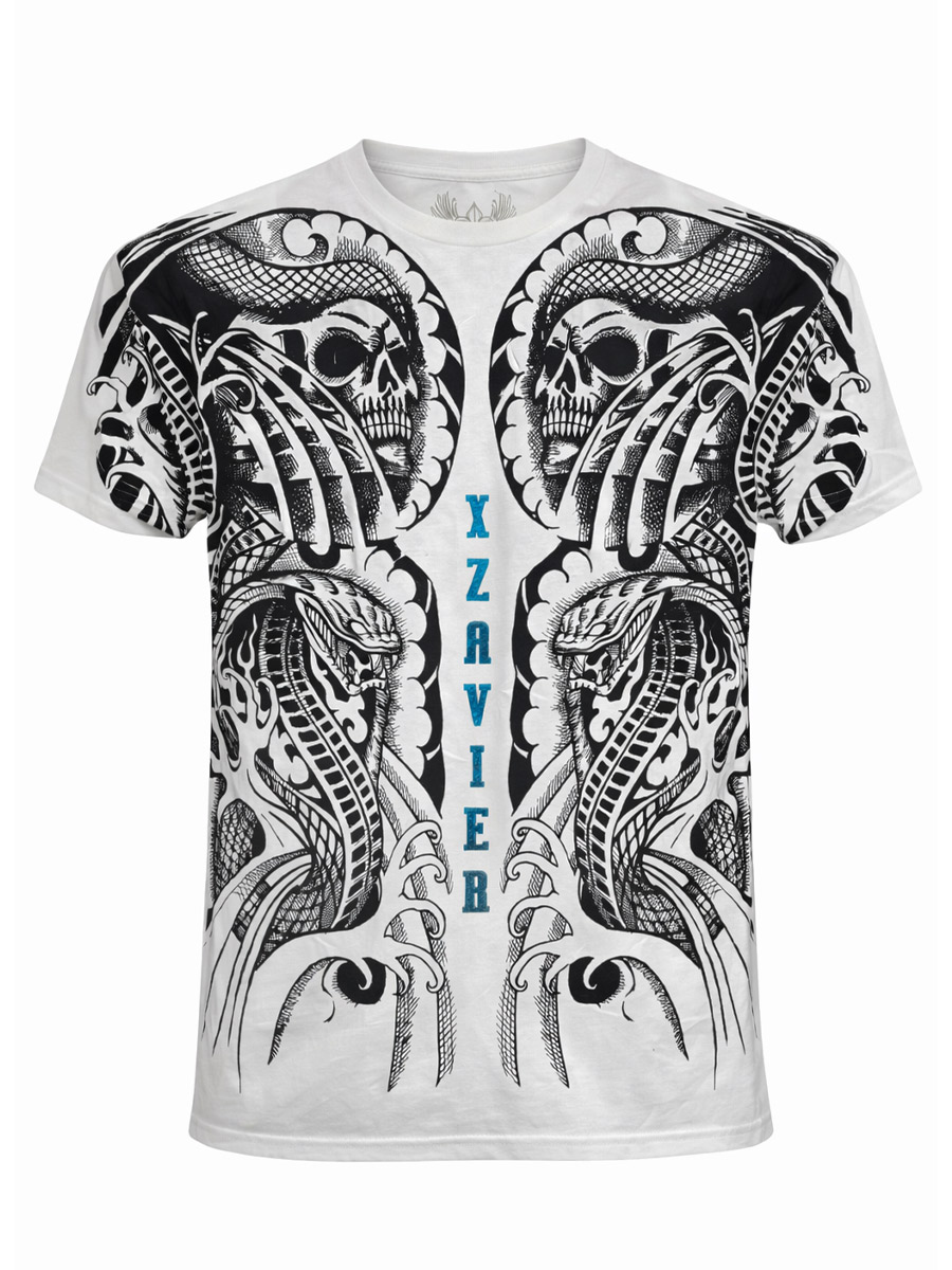 Футболка Xzavier Body Tattoo - фото 1 - rockbunker.ru