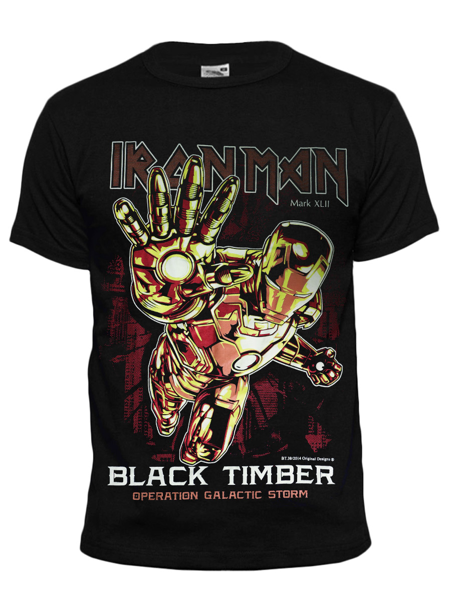 Футболка New Type System Iron Man - фото 1 - rockbunker.ru