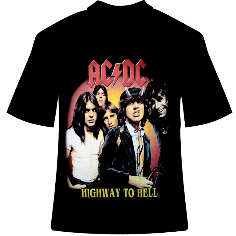 Футболка AC DC Highway to Hell - фото 1 - rockbunker.ru