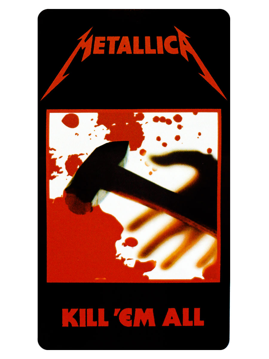 Наклейка-стикер Rock Merch Metallica - фото 1 - rockbunker.ru