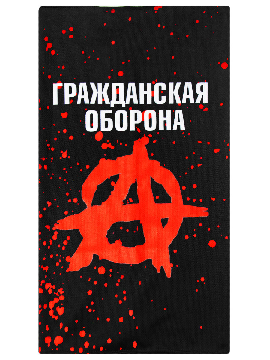 Бандана универсальная Гражданская Оборона - фото 2 - rockbunker.ru