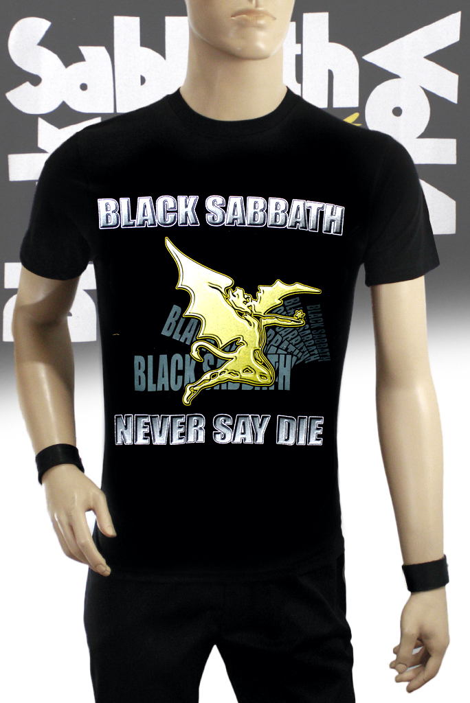 Футболка Rock Eagle Black Sabbath Never say die - фото 1 - rockbunker.ru