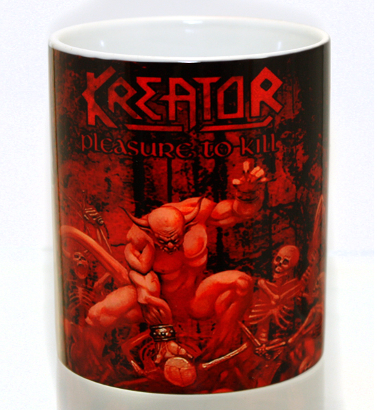 Кружка Kreator Pleasure to kill - фото 1 - rockbunker.ru