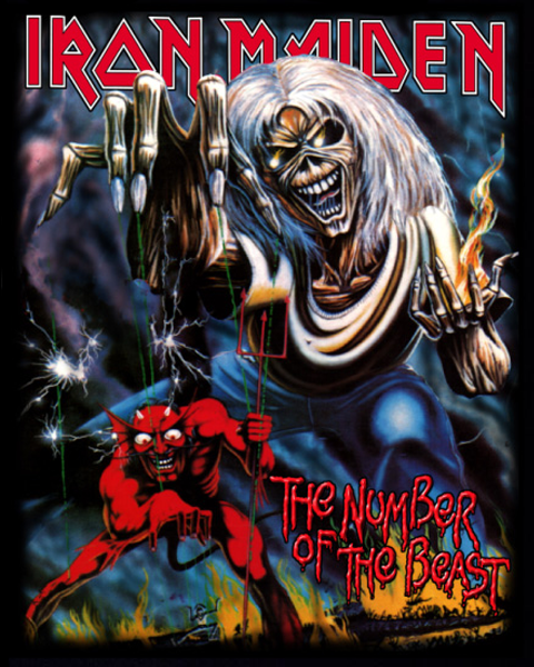 Нашивка Iron Maiden The number of the beast - фото 1 - rockbunker.ru