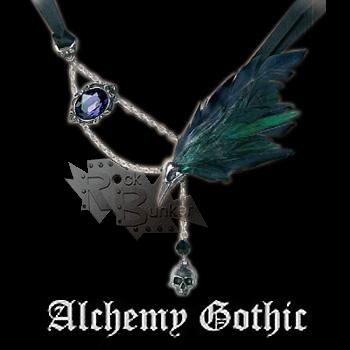 Колье Alchemy Gothic P540 The Raven - фото 2 - rockbunker.ru