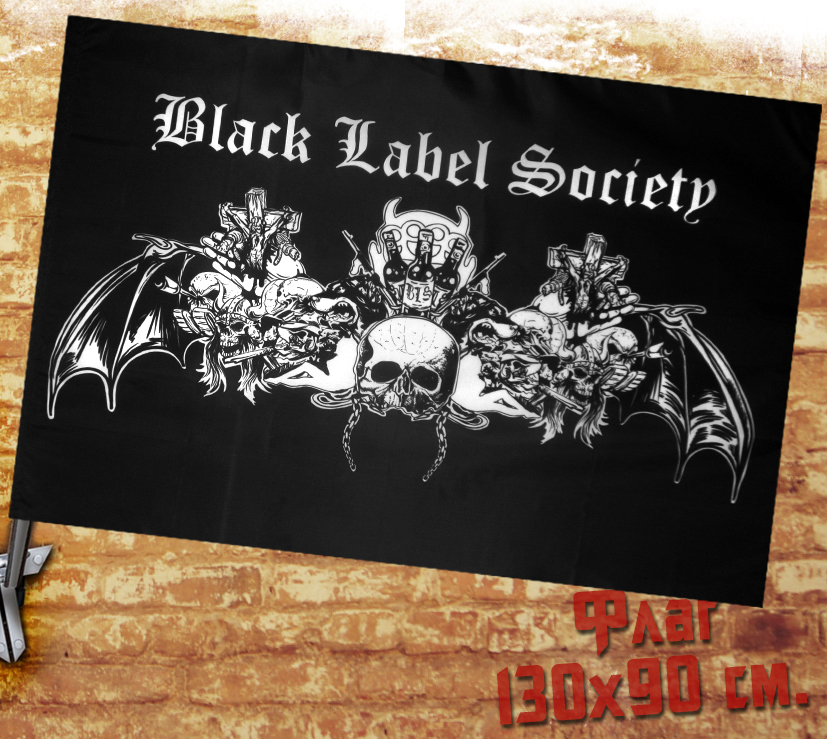 Флаг Black Label Society - фото 1 - rockbunker.ru