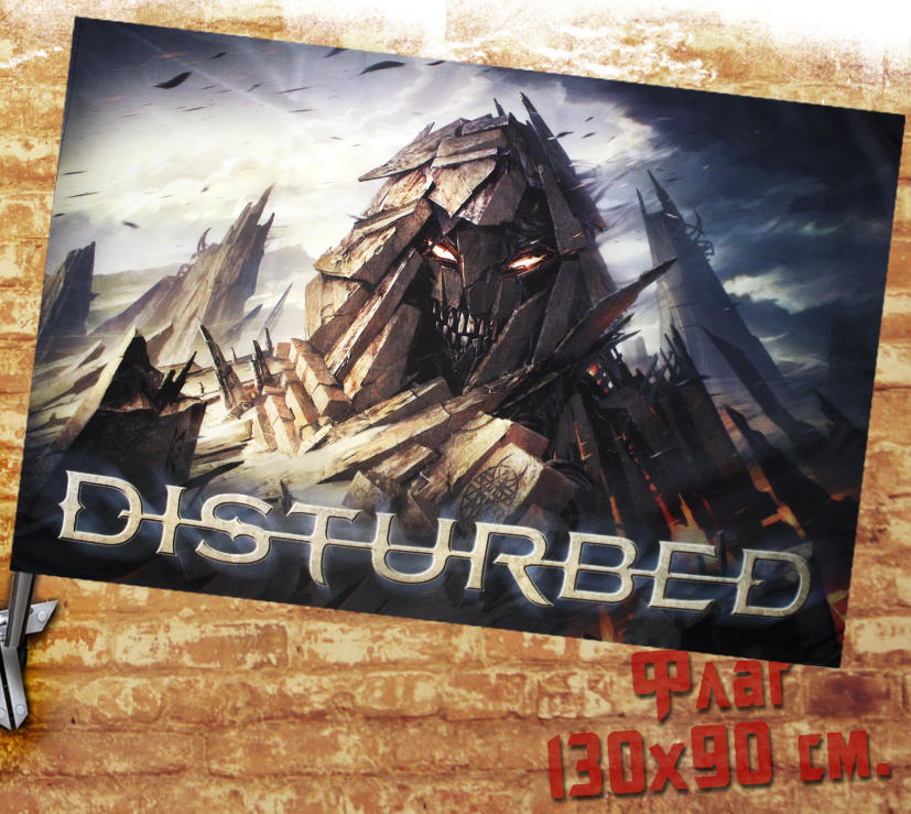 Флаг Disturbed - фото 1 - rockbunker.ru