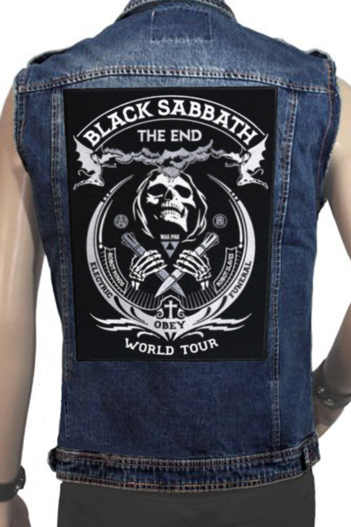 Нашивка с вышивкой Black Sabbath - фото 2 - rockbunker.ru