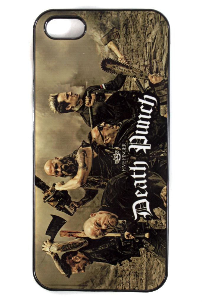 Чехол RockMerch для Apple iPhone 5 Finger Death Punch - фото 1 - rockbunker.ru