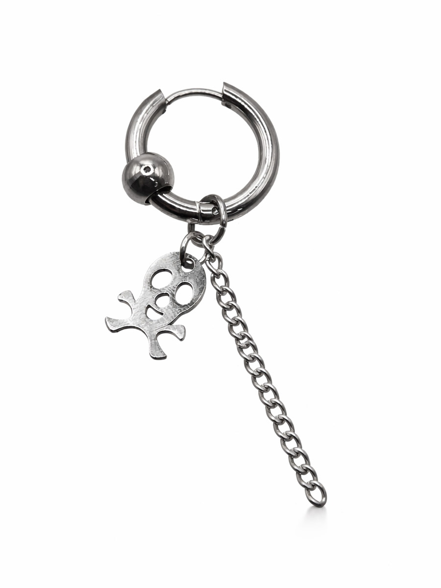 Пирсинг кольцо Роджер - фото 1 - rockbunker.ru