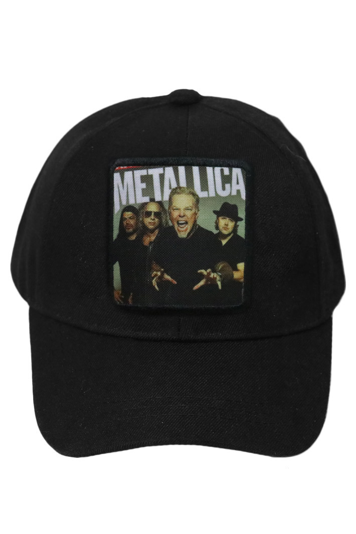 Бейсболка RockMerch с нашивкой Metallica - фото 2 - rockbunker.ru