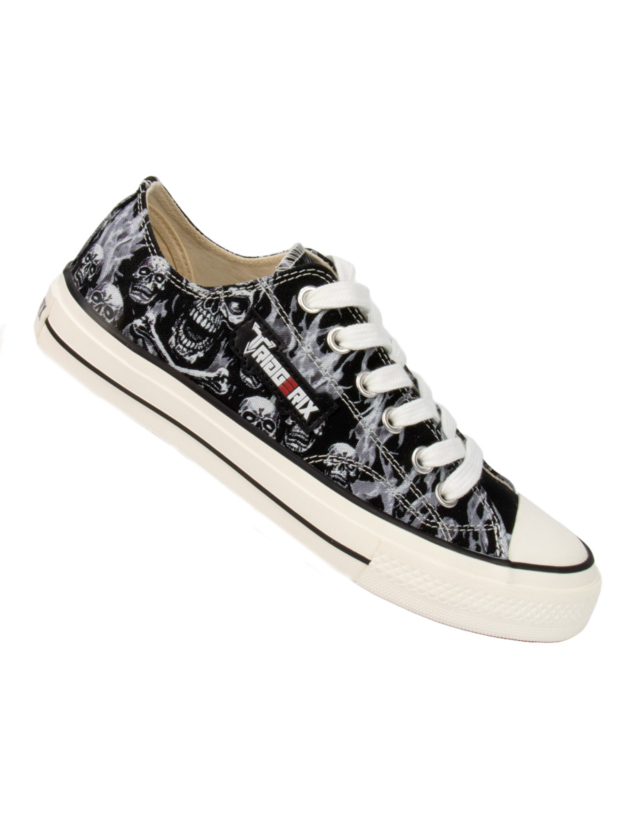 Кеды Triggerix 6 блоков Skull - фото 2 - rockbunker.ru