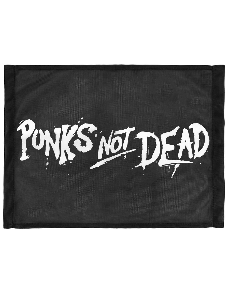 Флаг автомобильный Punks not Dead - фото 2 - rockbunker.ru
