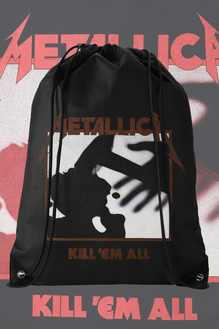 Мешок заплечный Metallica - фото 2 - rockbunker.ru