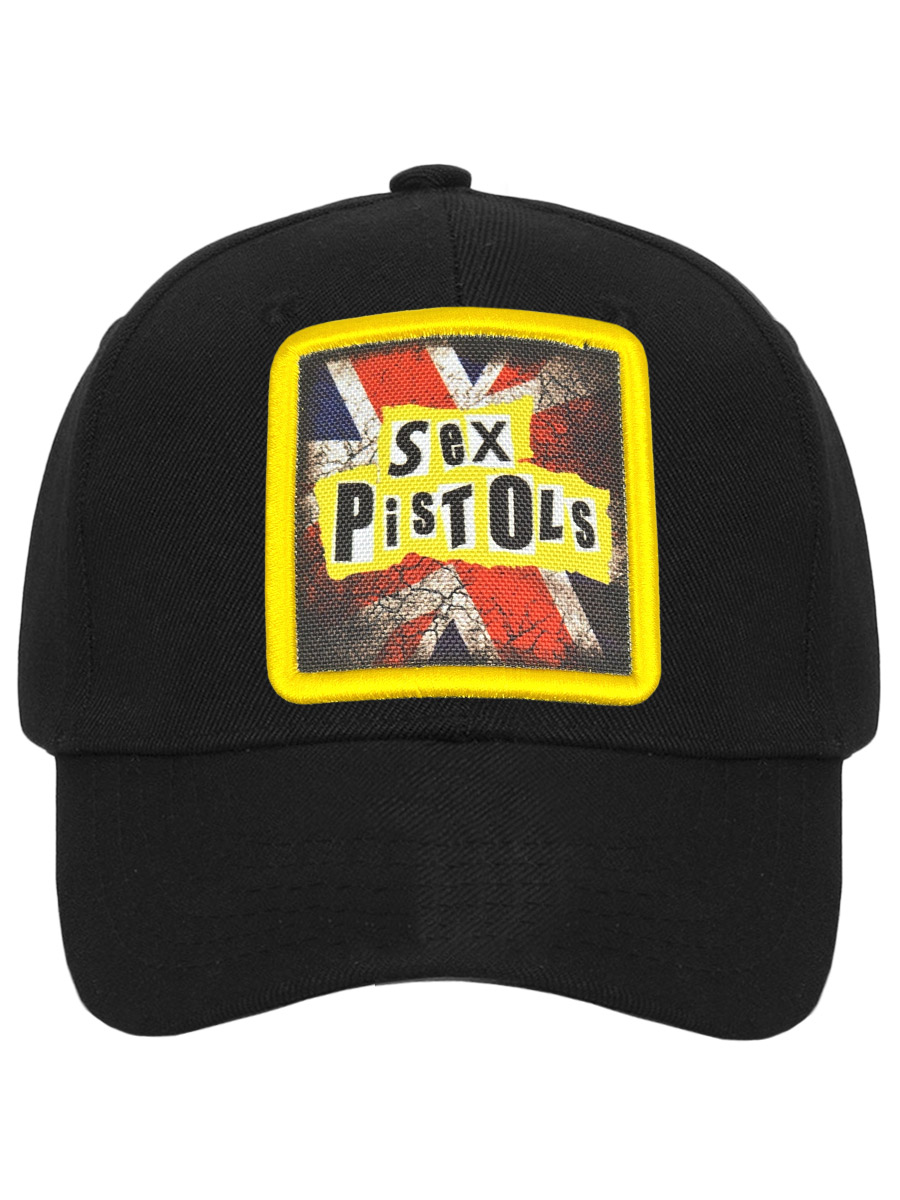 Бейсболка RockMerch с нашивкой Sex Pistols - фото 2 - rockbunker.ru
