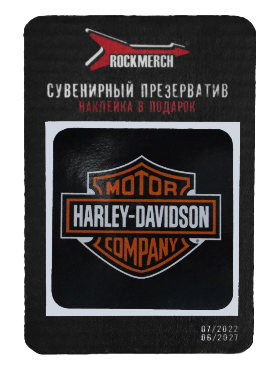Презерватив RockMerch Harley Davidson - фото 2 - rockbunker.ru