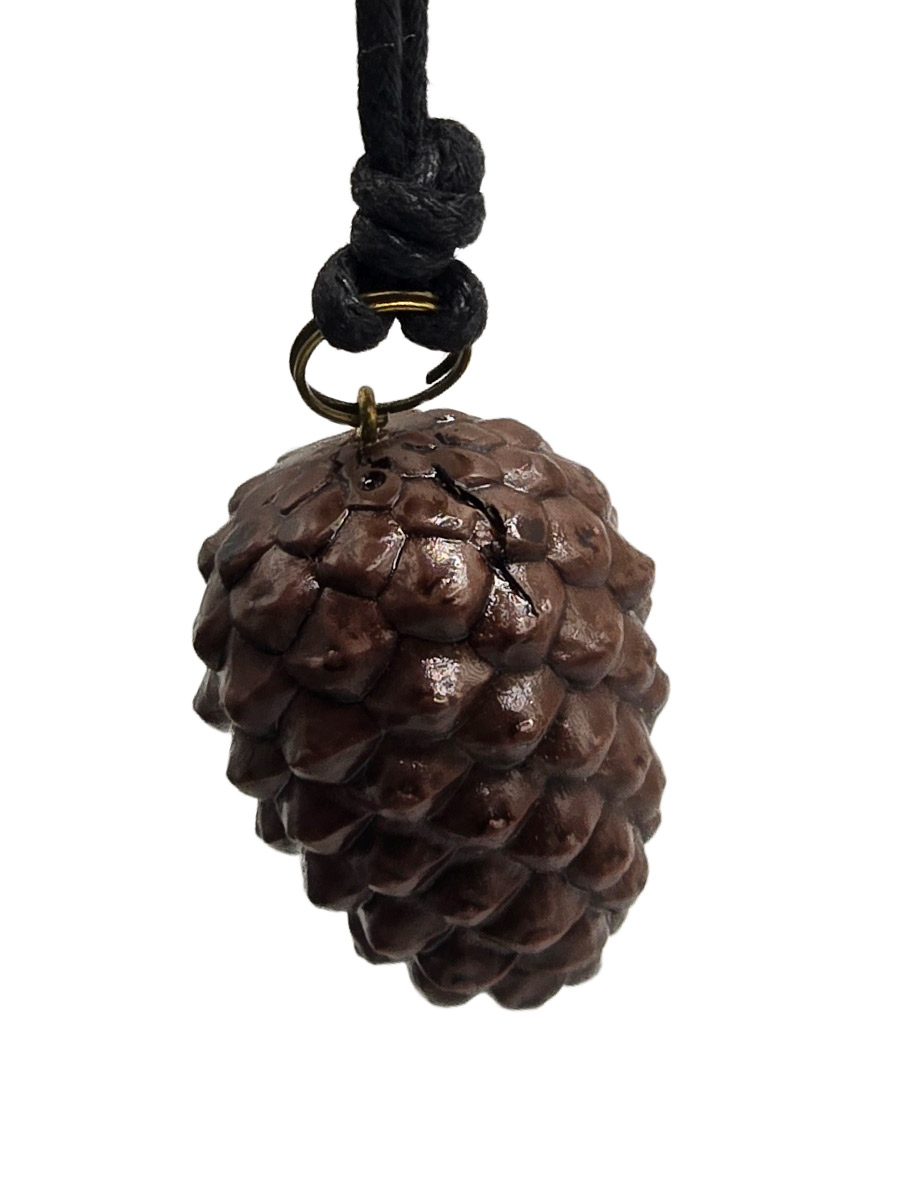 Кулон Шишка сосновая закрытая - фото 2 - rockbunker.ru