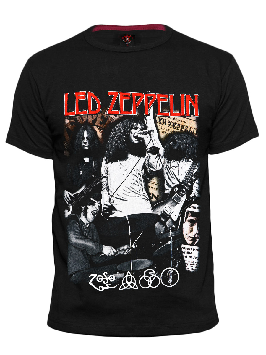 Футболка RockMerch Led Zeppelin - фото 1 - rockbunker.ru