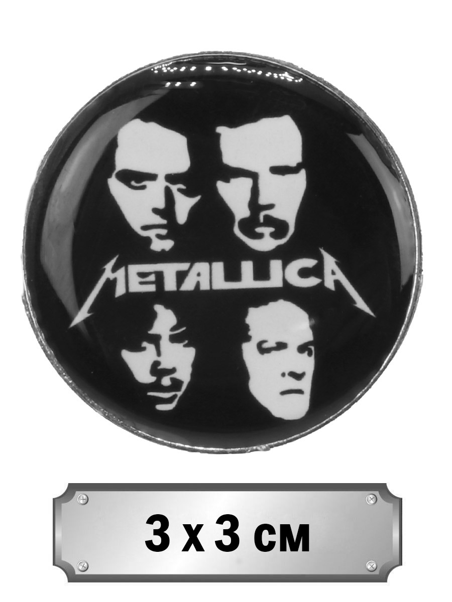 Значок Metallica - фото 1 - rockbunker.ru