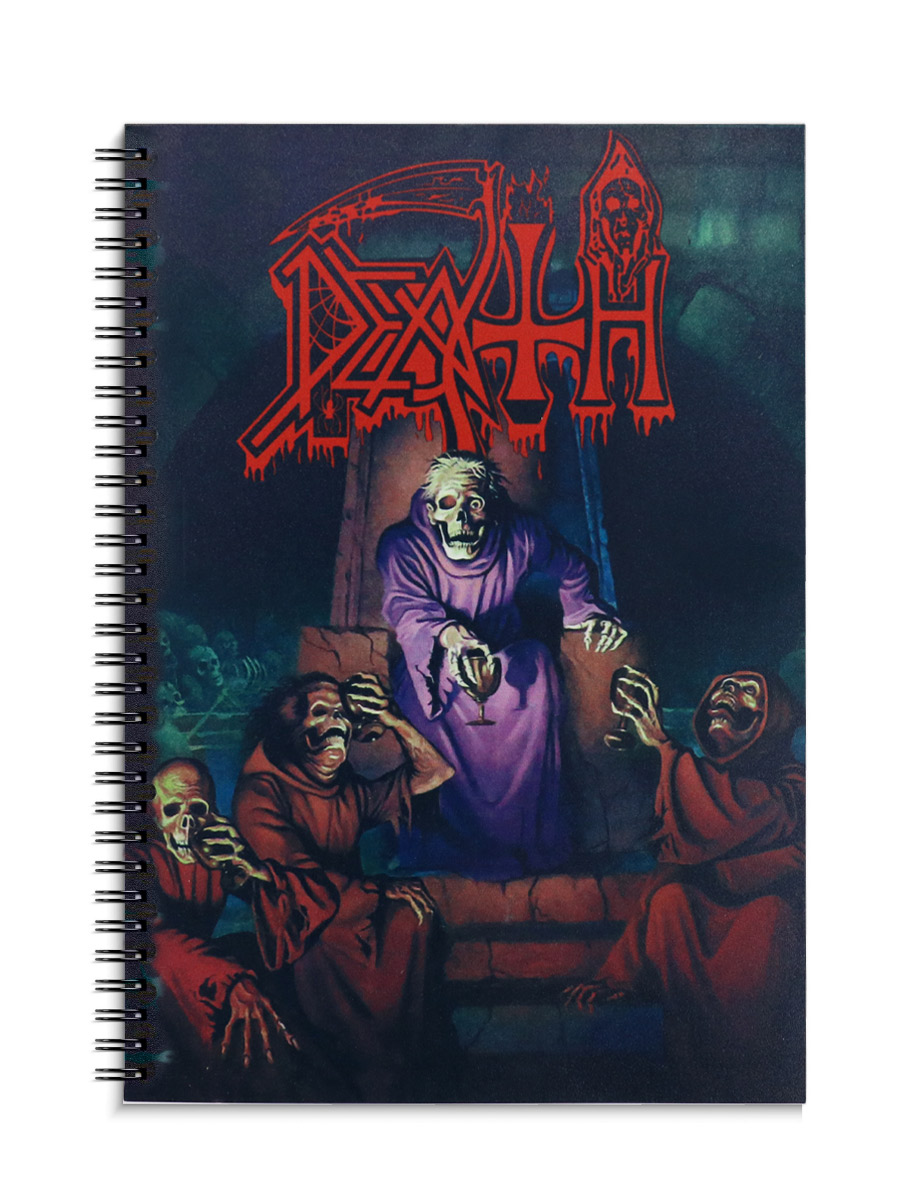 Тетрадь RockMerch На Пружине Death - фото 1 - rockbunker.ru