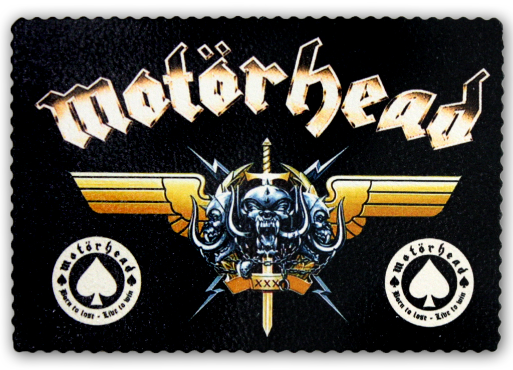 Кожаная нашивка Motorhead - фото 1 - rockbunker.ru