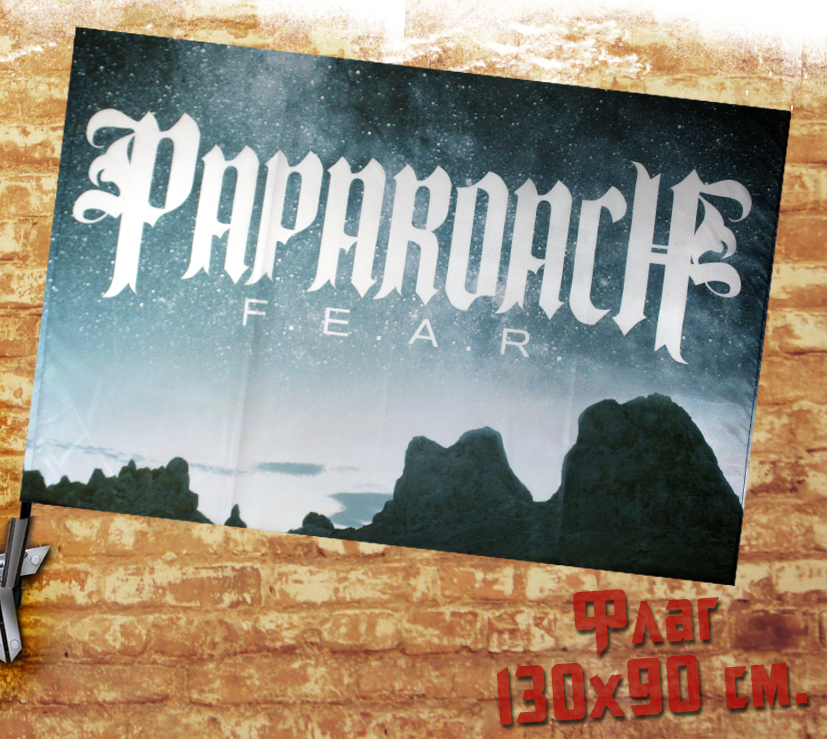 Флаг Papa Roach - фото 1 - rockbunker.ru