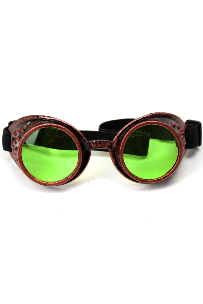 Кибер-очки гогглы светло-зеленые - фото 2 - rockbunker.ru