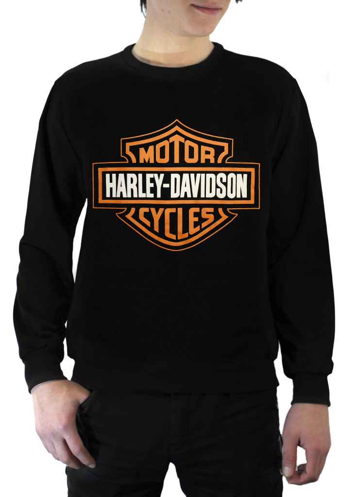 Свитшот RockMerch Harley-Davidson мужской - фото 1 - rockbunker.ru
