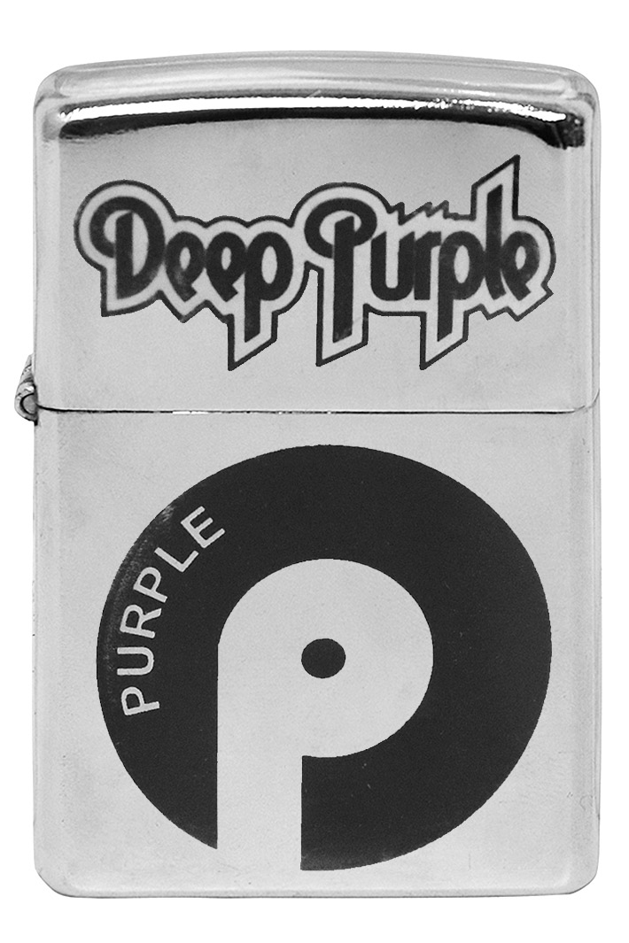 Зажигалка с гравировкой Deep Purple - фото 1 - rockbunker.ru