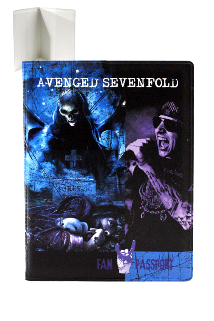 Обложка на паспорт RockMerch Avenget Sevenfold - фото 1 - rockbunker.ru