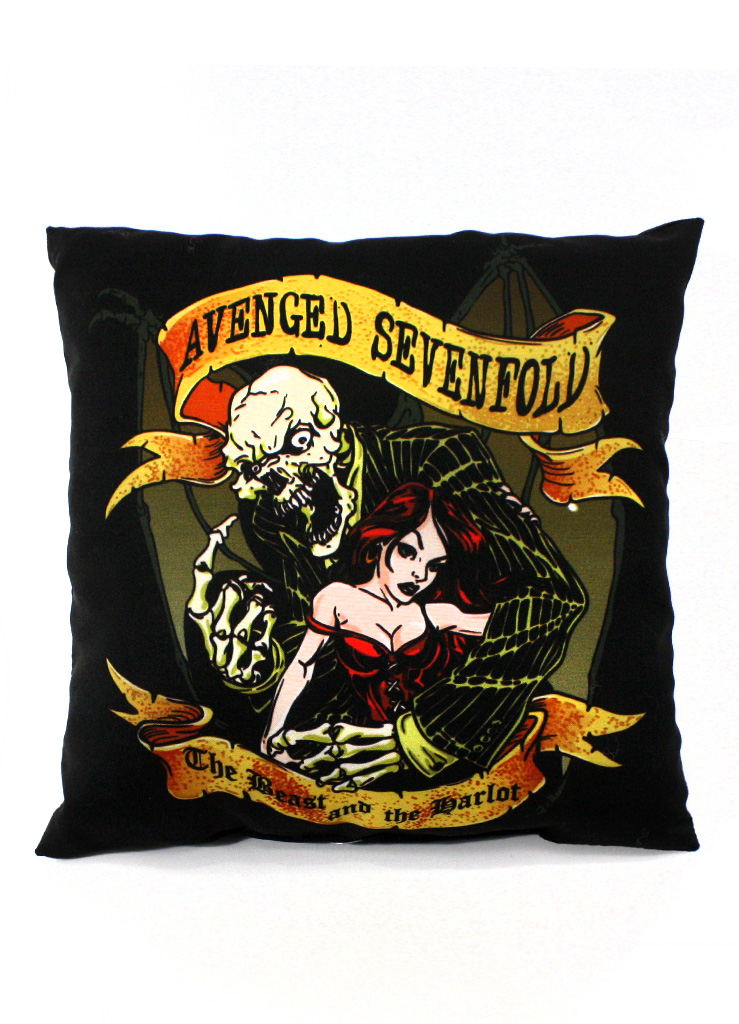 Подушка Avenged Sevenfold The Beast And The Harlot - фото 1 - rockbunker.ru