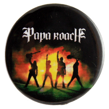 Значок Papa Roach Time for annihilation - фото 1 - rockbunker.ru