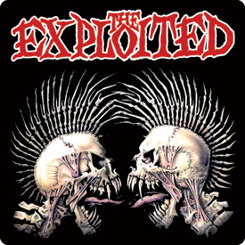 Кожаная нашивка The Exploited - фото 1 - rockbunker.ru