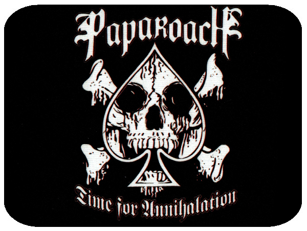 Коврик для мыши Papa Roach Time for Annihilation - фото 1 - rockbunker.ru