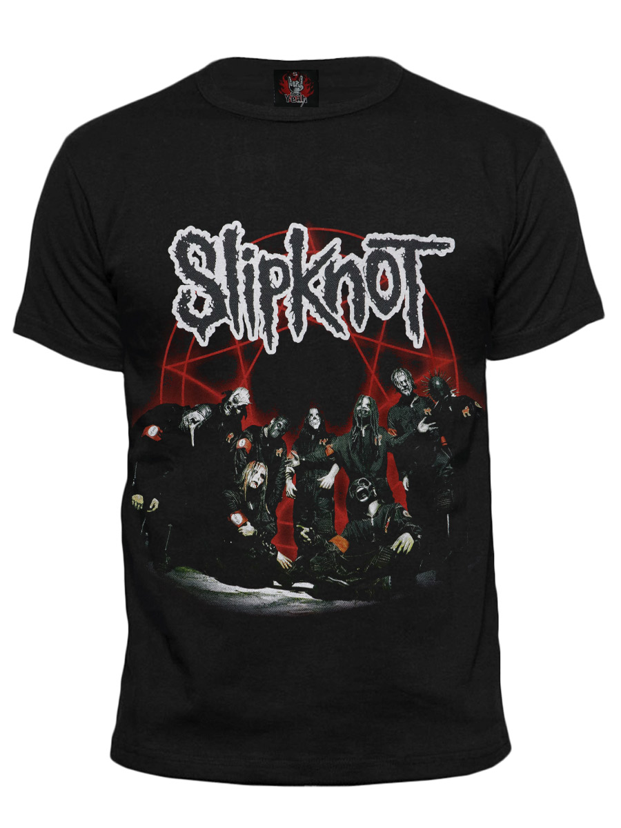  Футболка Hot Rock Slipknot - фото 1 - rockbunker.ru