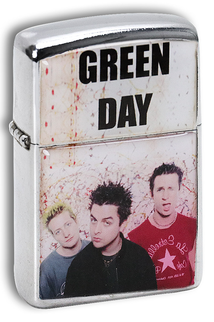 Зажигалка RockMerch Green Day - фото 1 - rockbunker.ru