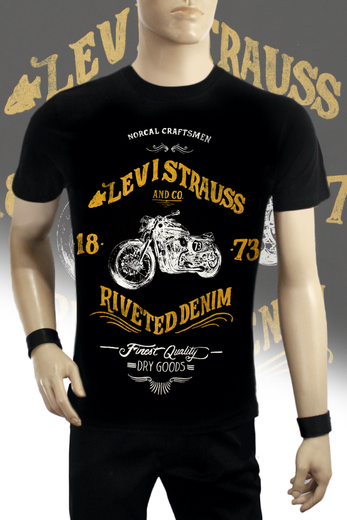 Футболка Levi Strauss - фото 1 - rockbunker.ru