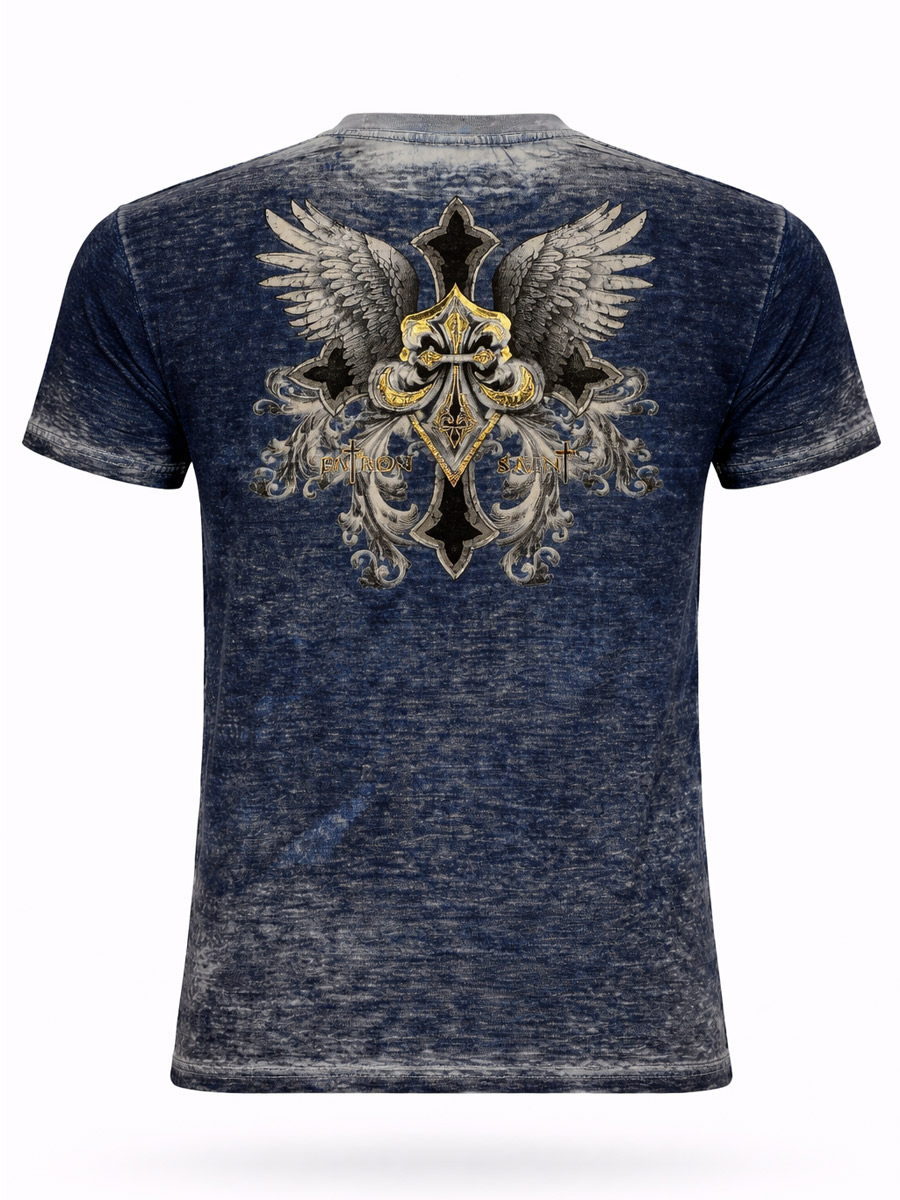 Футболка Xzavier Little Winged Skulls - фото 2 - rockbunker.ru