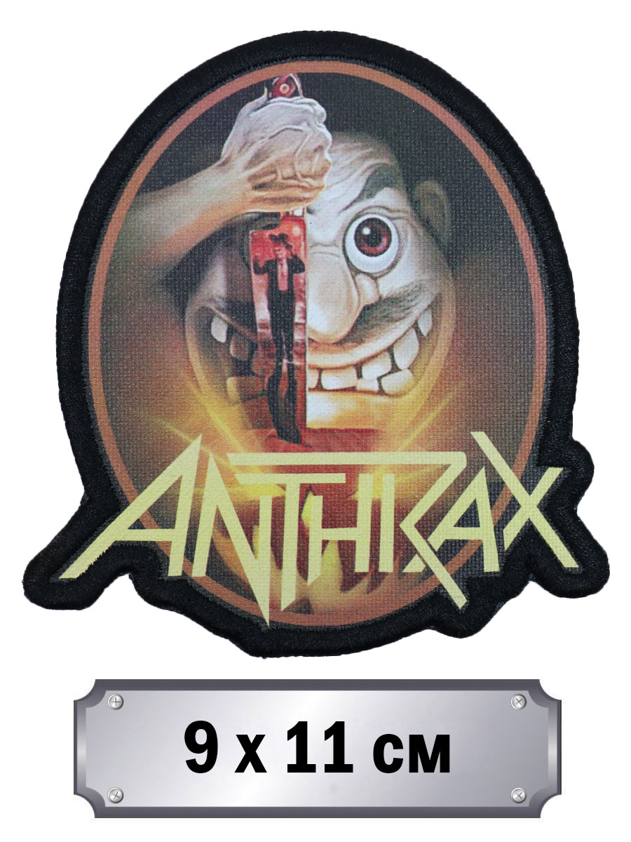 Нашивка Rock Merch VIP Anthrax - фото 1 - rockbunker.ru