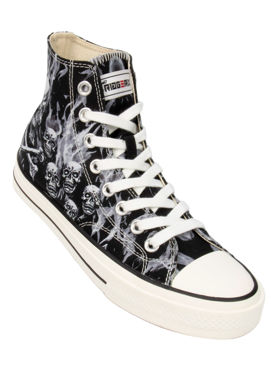 Кеды Triggerix 8 блоков Skull - фото 1 - rockbunker.ru