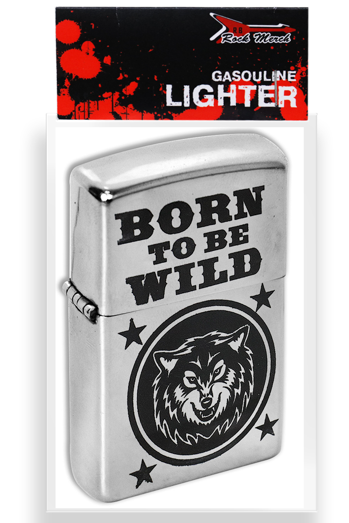Зажигалка с гравировкой Born To Be Wild - фото 2 - rockbunker.ru