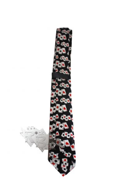 Галстук Игральные карты - фото 8 - rockbunker.ru