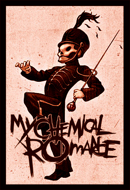 Кожаная нашивка My Chemical Romance - фото 1 - rockbunker.ru