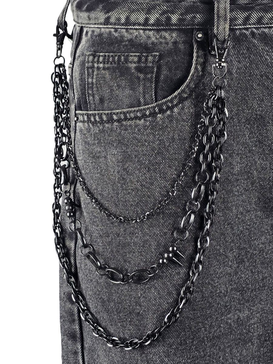 Цепь Декоративная  Череп в Наушниках - фото 1 - rockbunker.ru