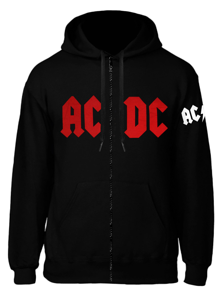 Толстовка RockMerch AC DC - фото 1 - rockbunker.ru